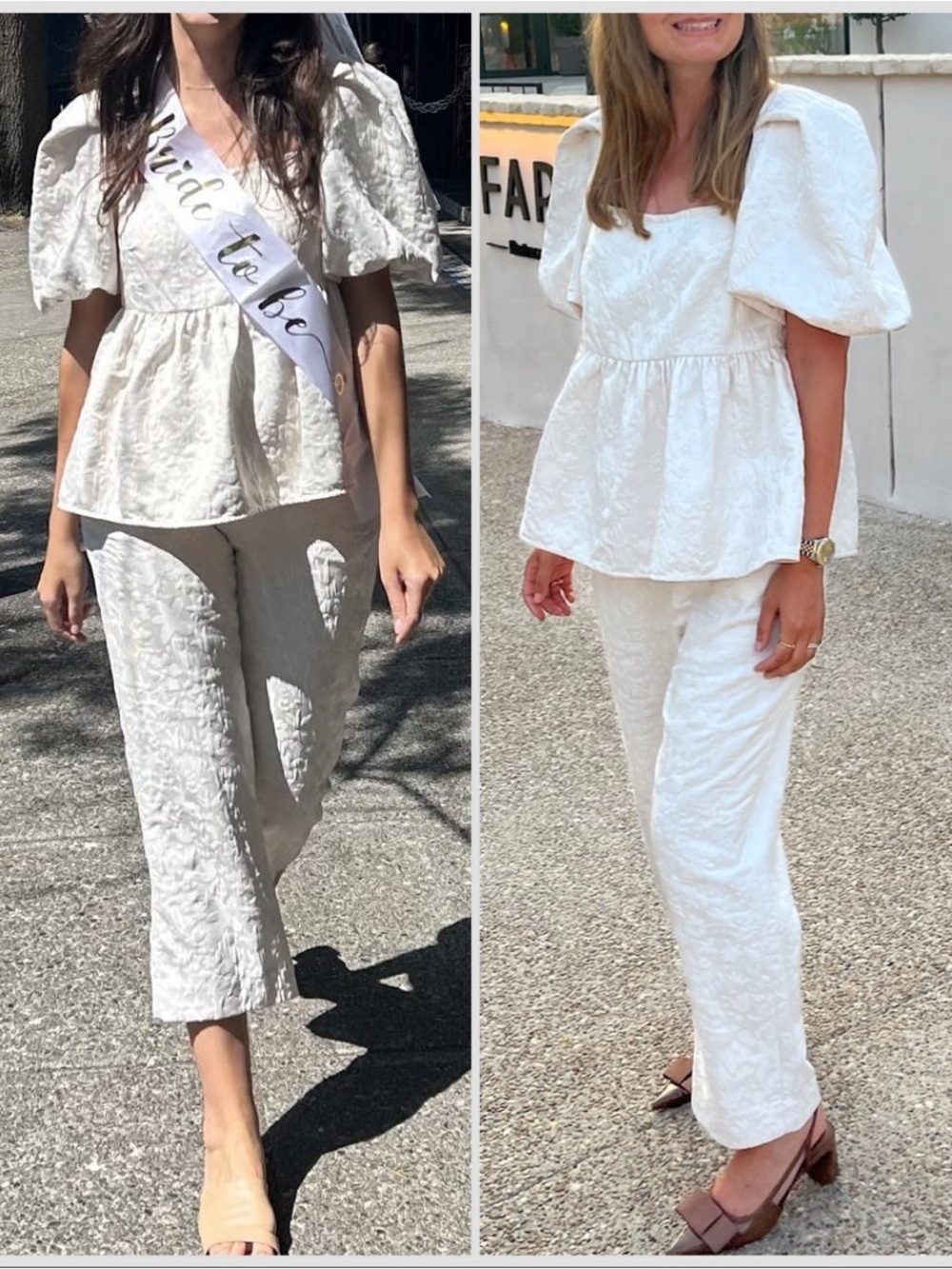 Stine Goya SET Kinsley Peplum Blouse & Isra Pants In Impressionist Garden S/M